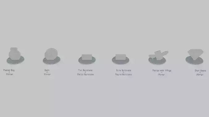 Emoji Statues Cash Collection 3D print model