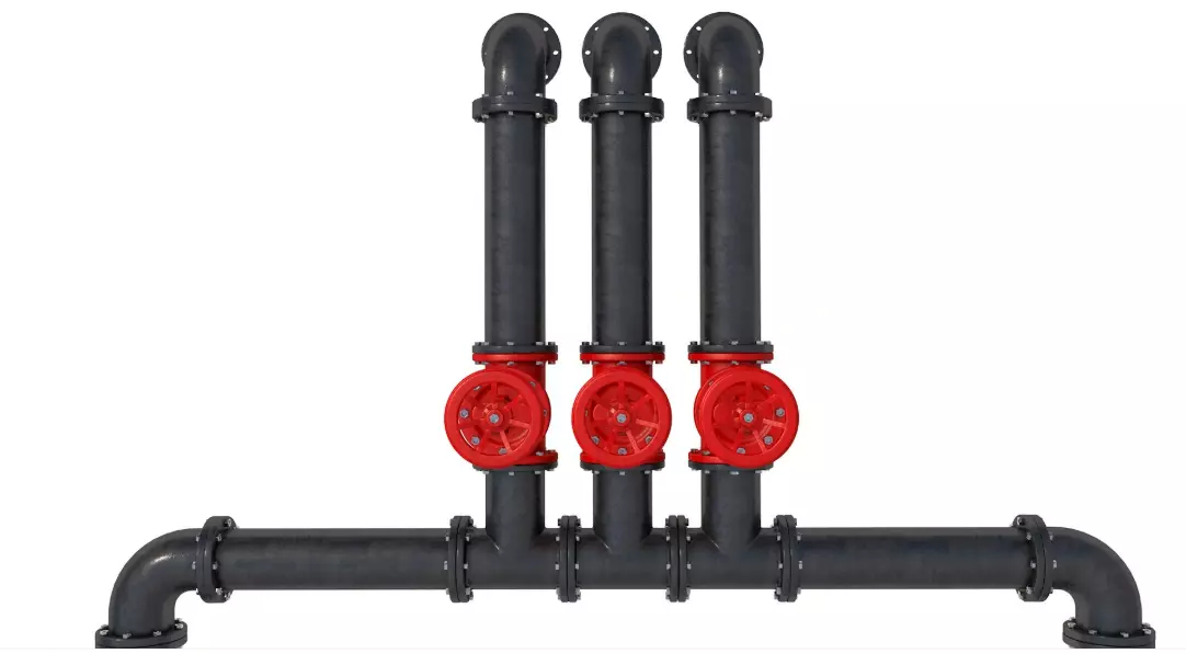 Industrial Pipes 3D model