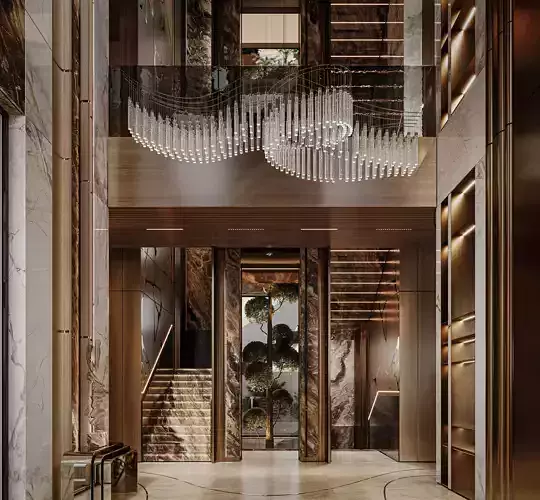 Luxury Villa Main Entrance Majlis Dining Kitchen Living MAX FBX