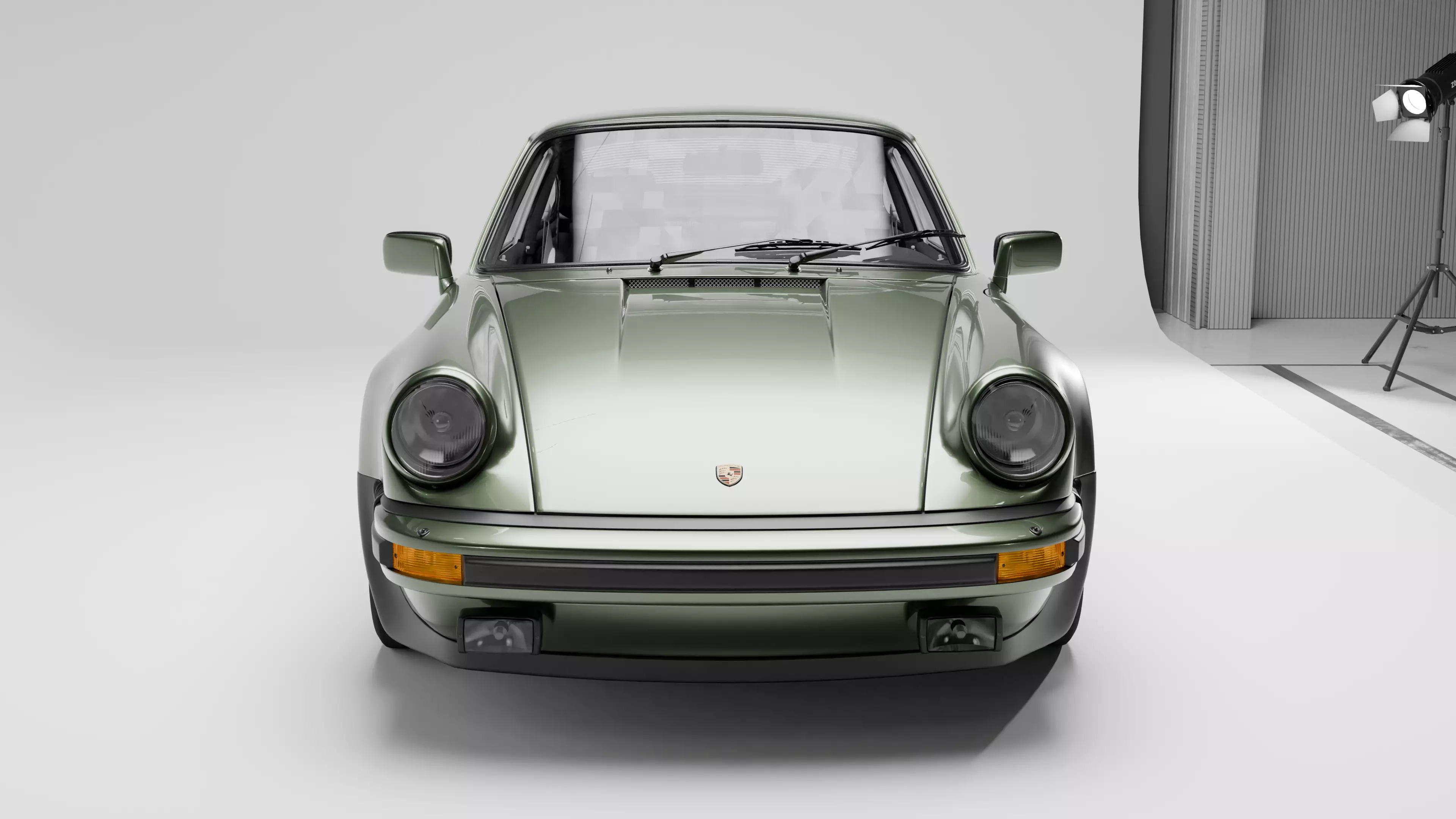 Porsche 911 Turbo 930 Low-poly 3D model_14