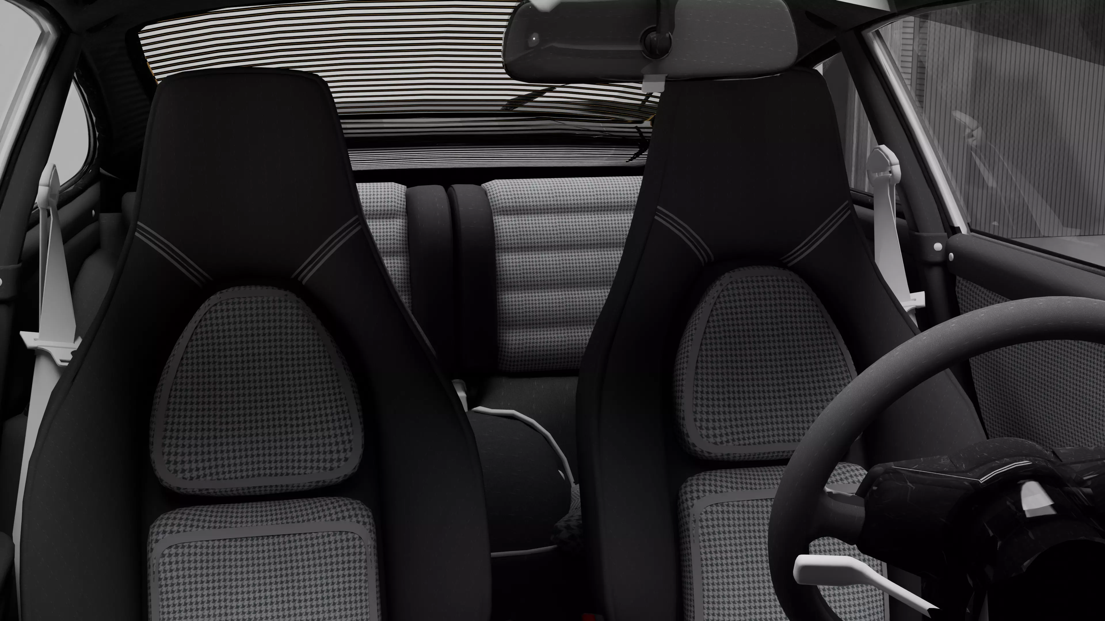 Porsche 911 Turbo 930 Low-poly 3D model_7