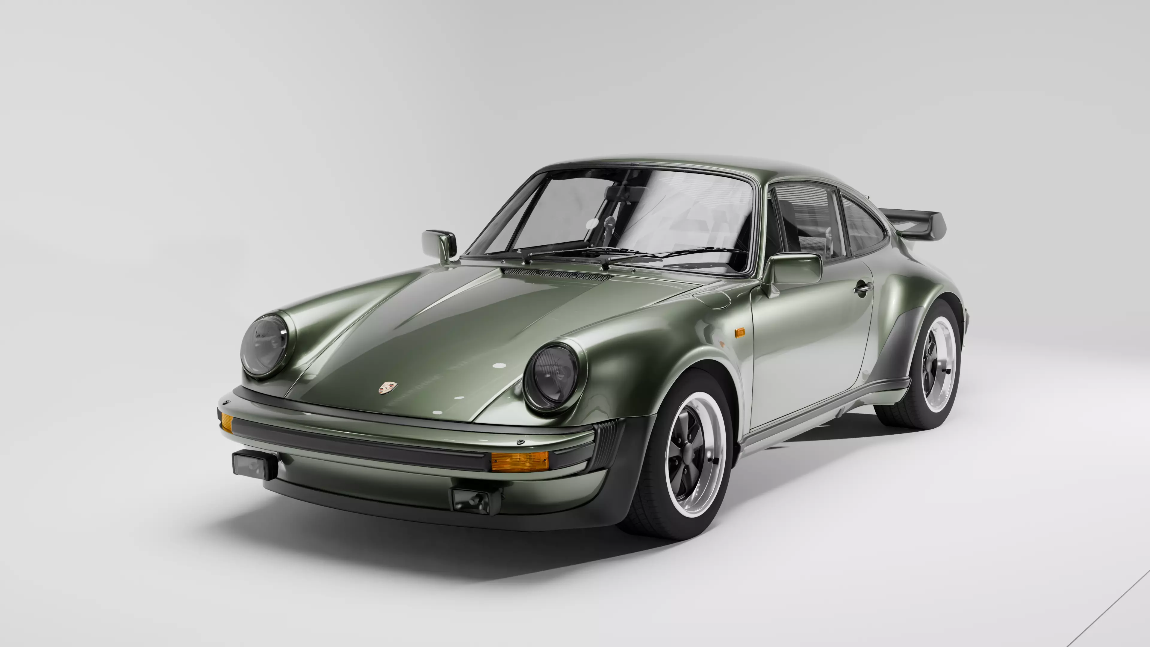 Porsche 911 Turbo 930 Low-poly 3D model_0