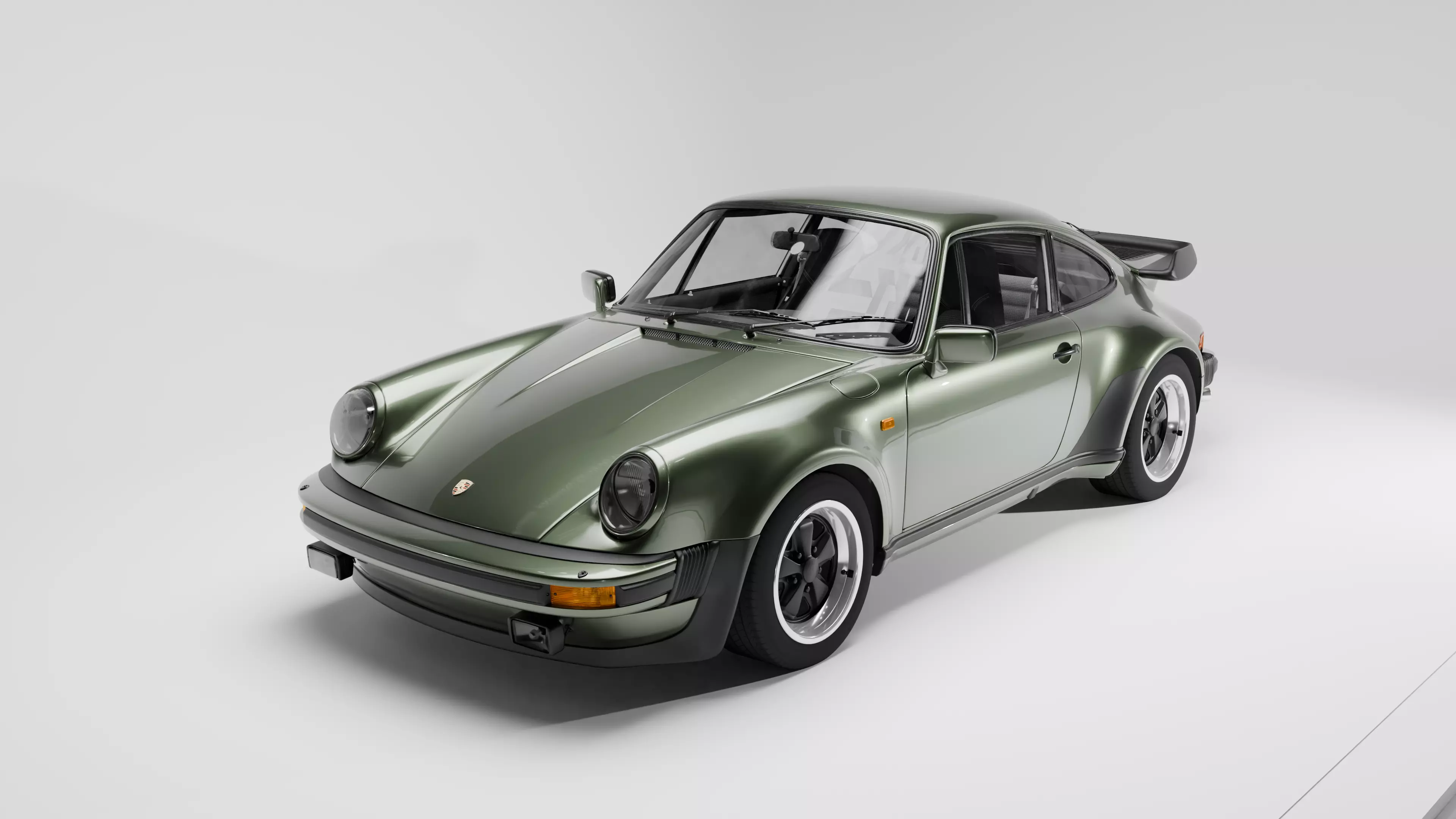 Porsche 911 Turbo 930 Low-poly 3D model_4