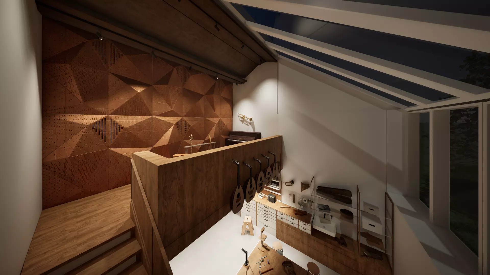 Luthier Workshop 3D model_4