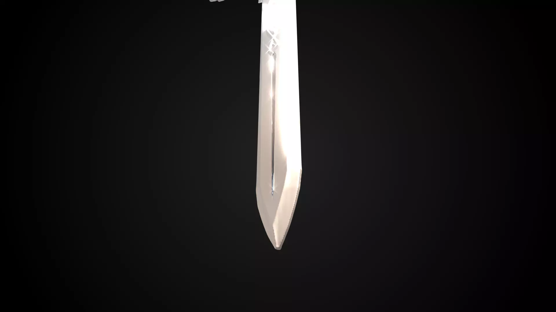 Stylized Rohan Sword - Sky Wing - Game Ready 3D model_5