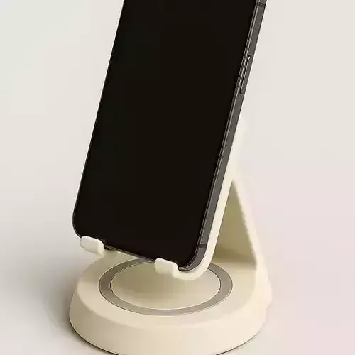 Minimalist Phone Stand STL  Modern 3D Print Holder