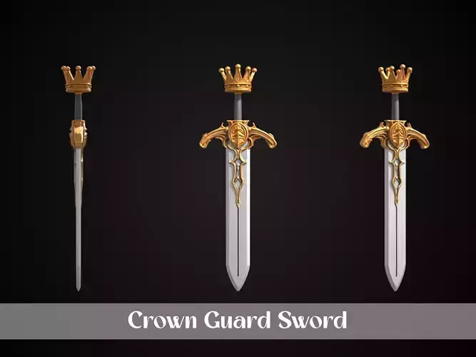 Stylized Rohan Sword - Crown Guard
