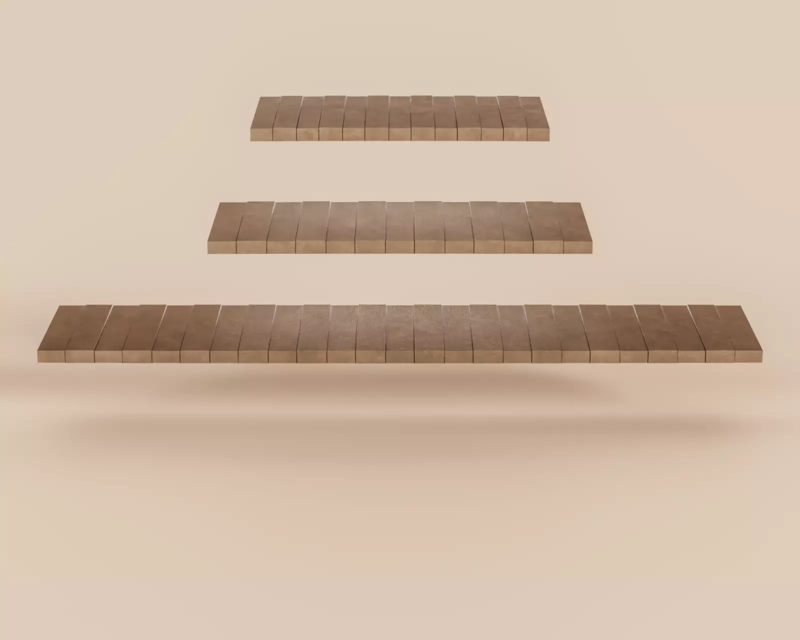 Exterior Awning Type D Set of 3 Low-poly 3D model_3