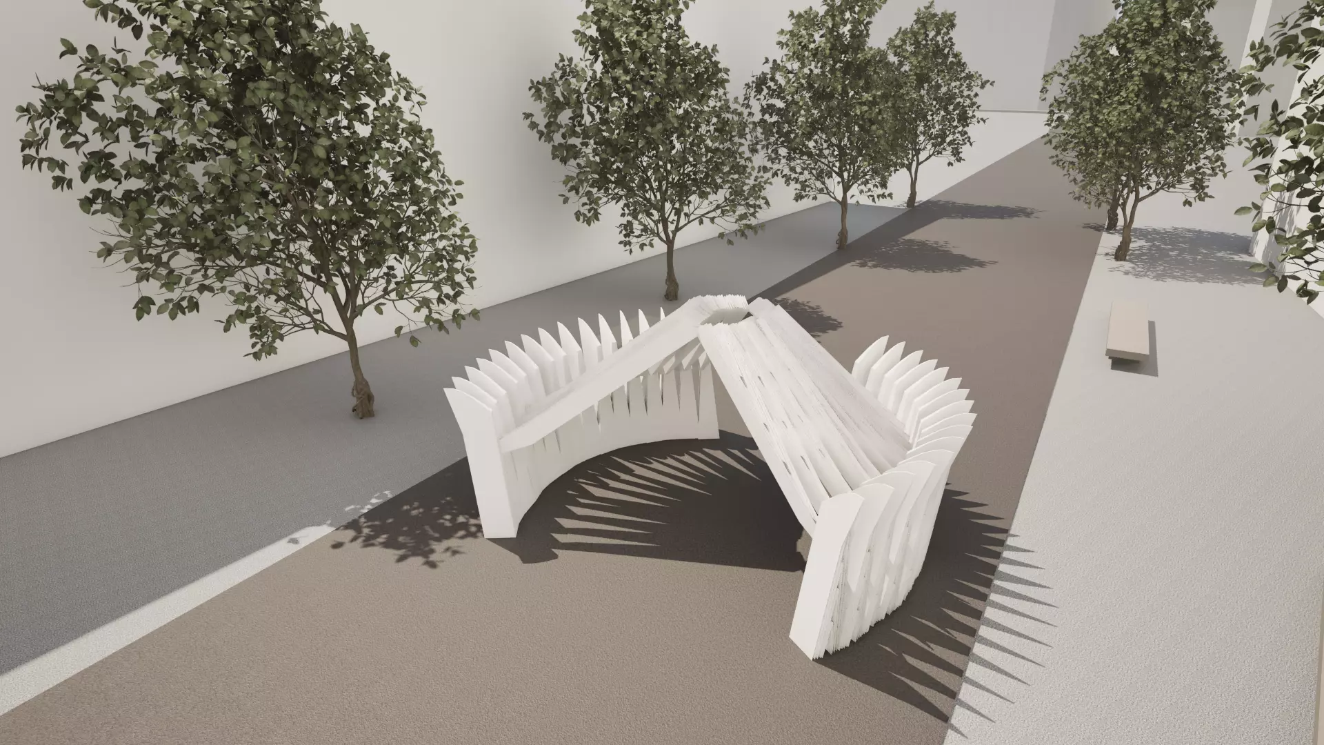Pavilion 3D model_2