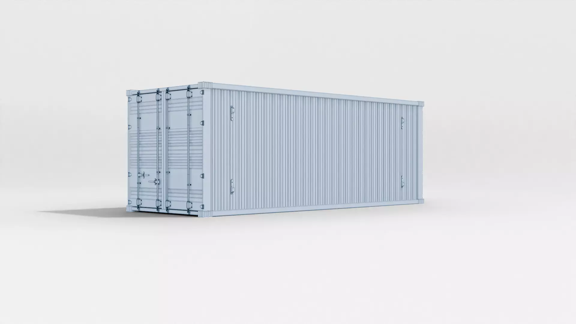 Harbour - Container Shipping 3D model_35