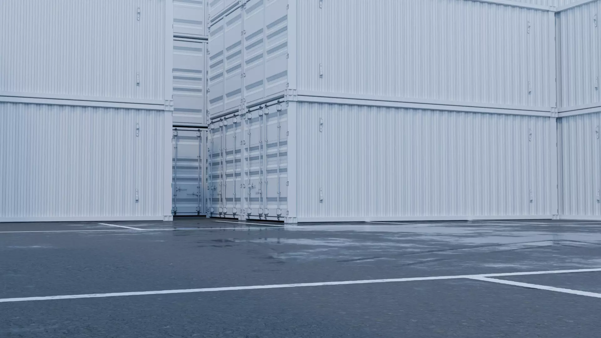 Harbour - Container Shipping 3D model_15