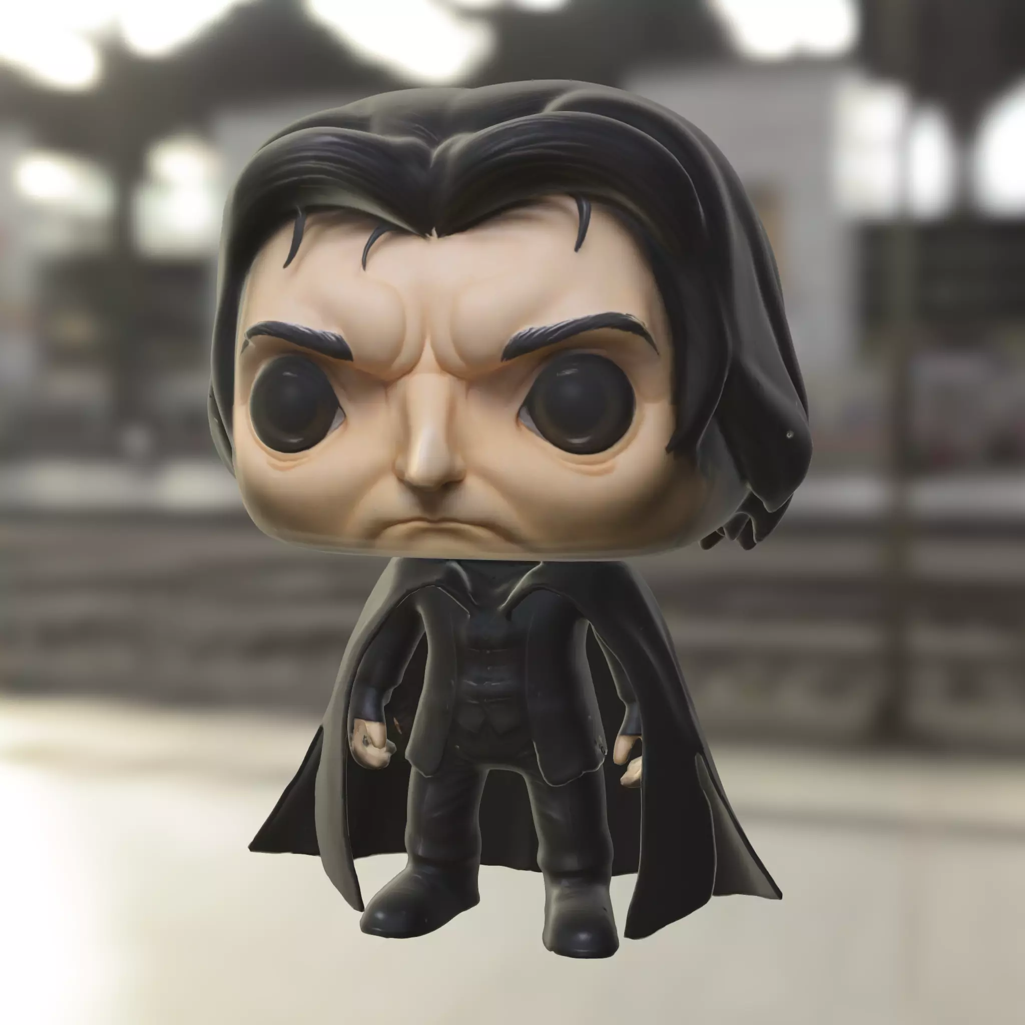 Dark Vampire Lord Chibi Low-poly 3D model_1