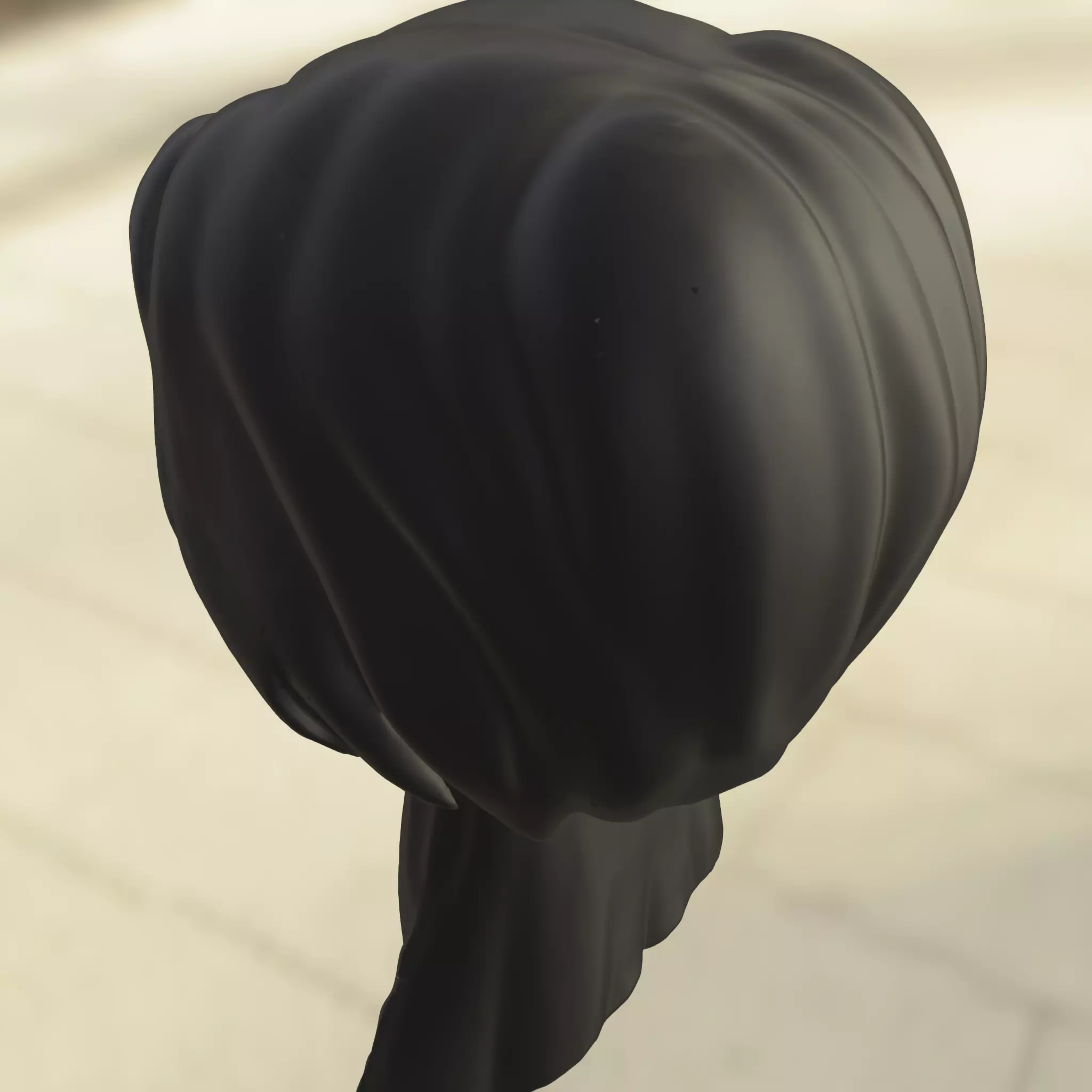 Dark Vampire Lord Chibi Low-poly 3D model_4