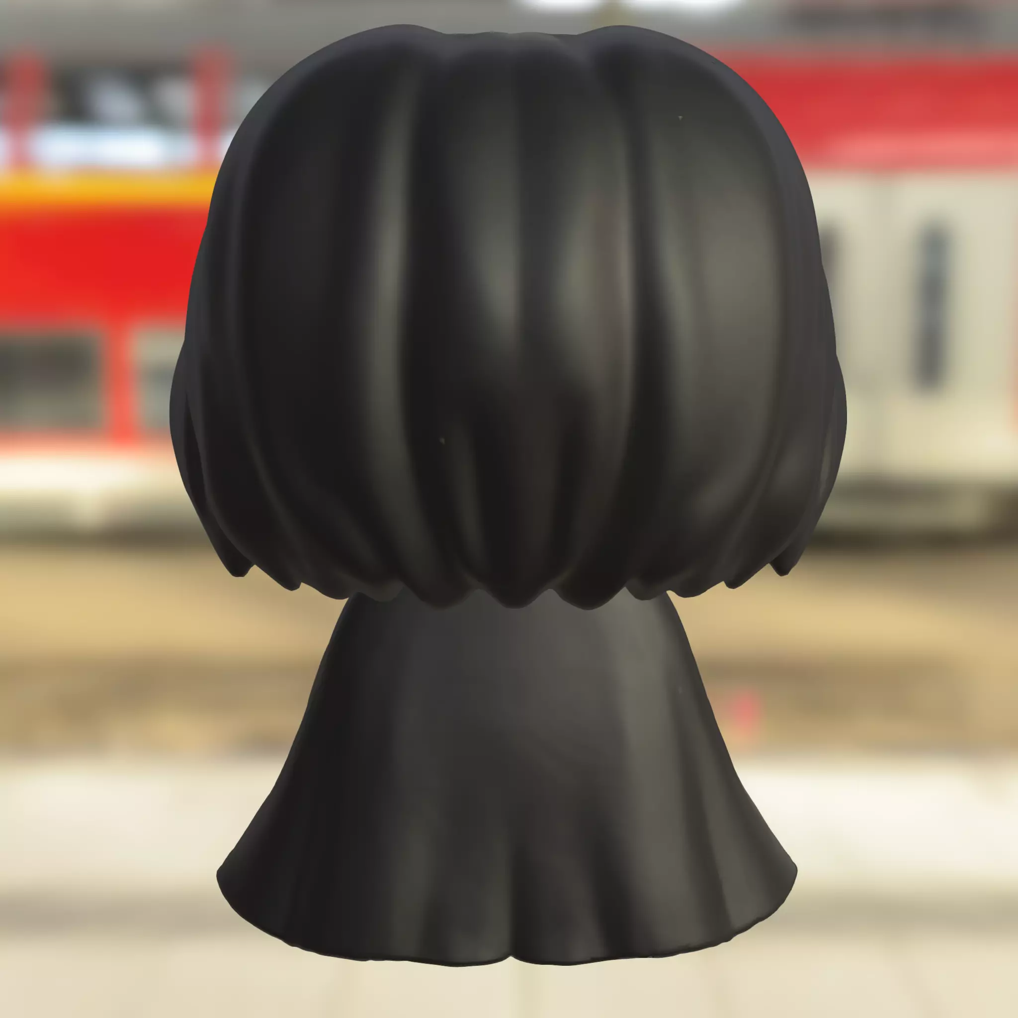 Dark Vampire Lord Chibi Low-poly 3D model_3