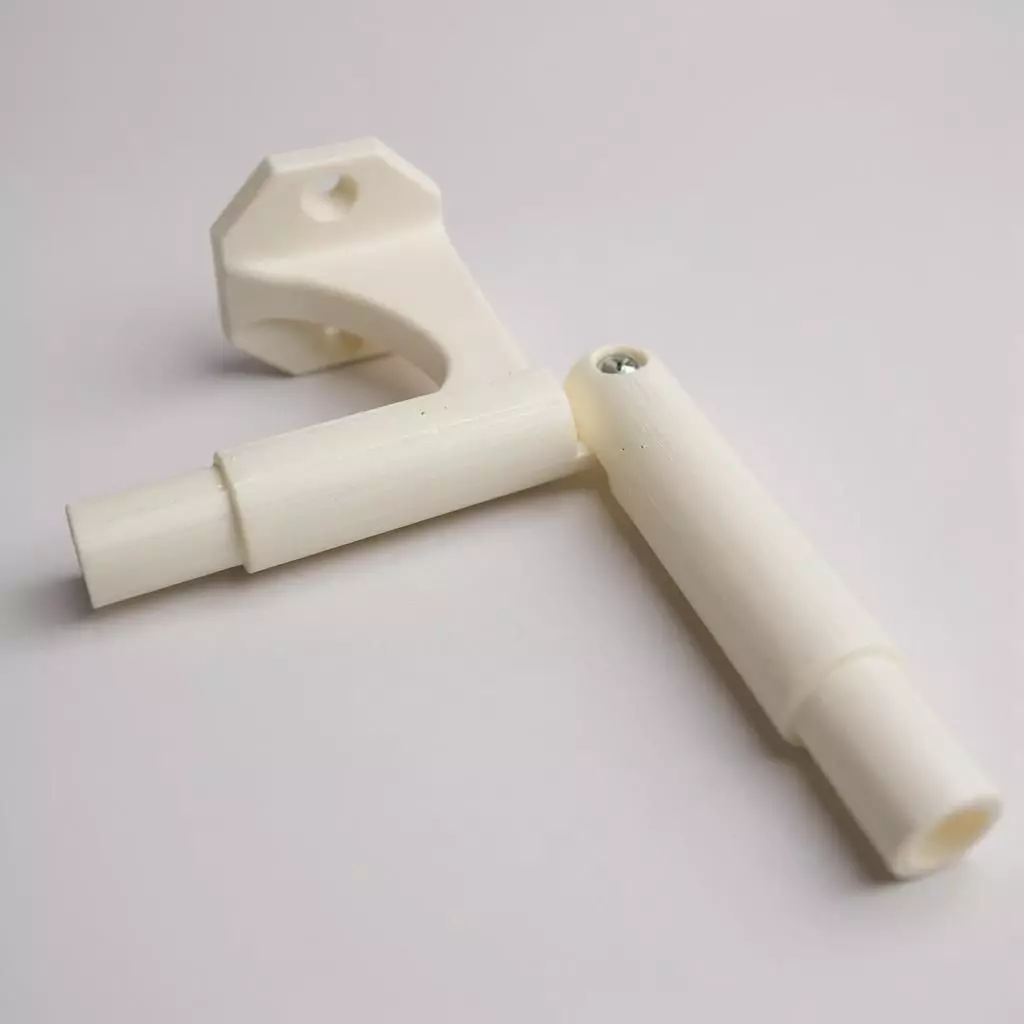 Corner support for curtains 3D print model_0