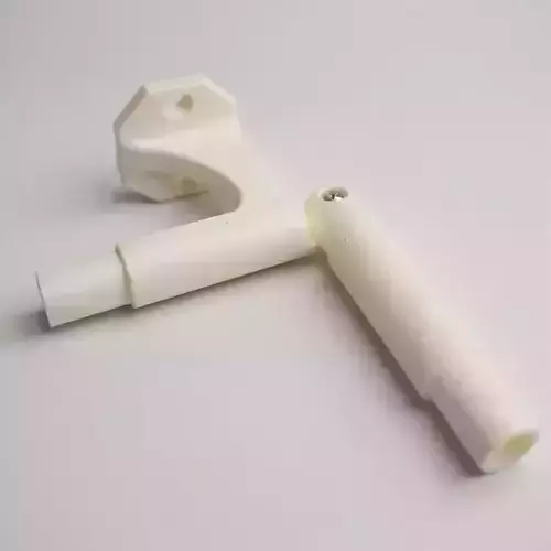 Corner support for curtains 3D print model