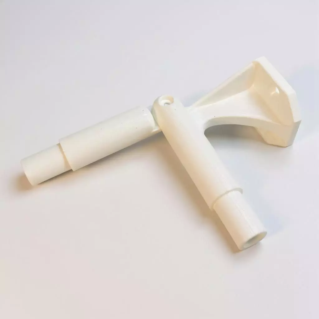 Corner support for curtains 3D print model_1