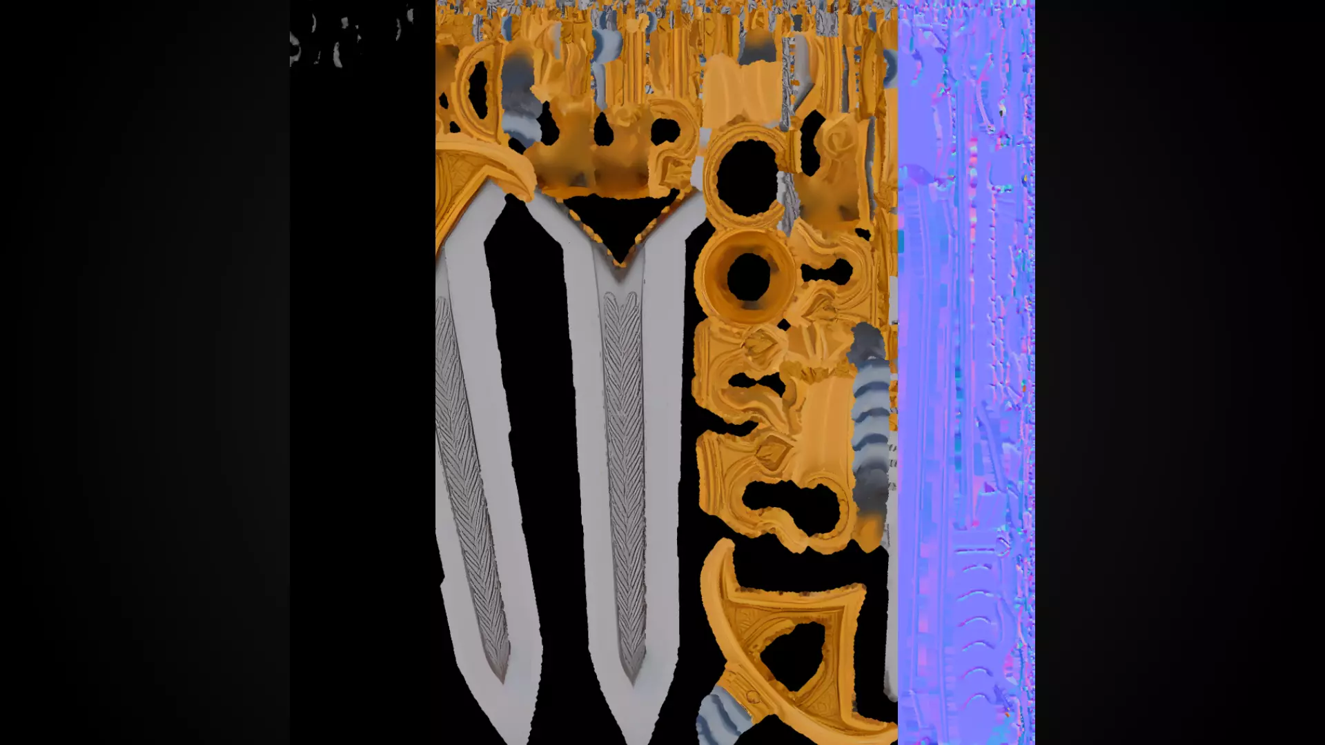 Stylized Rohan Sword - Eorls Blade - Game Ready 3D model_8