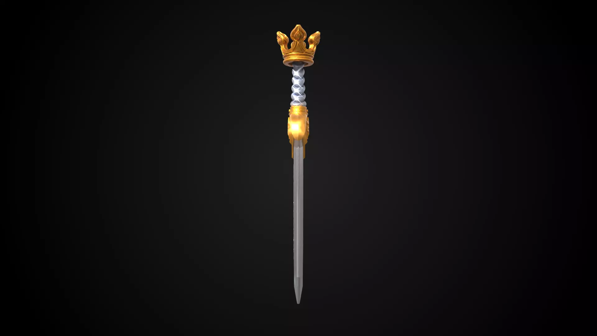 Stylized Rohan Sword - Eorls Blade - Game Ready 3D model_2