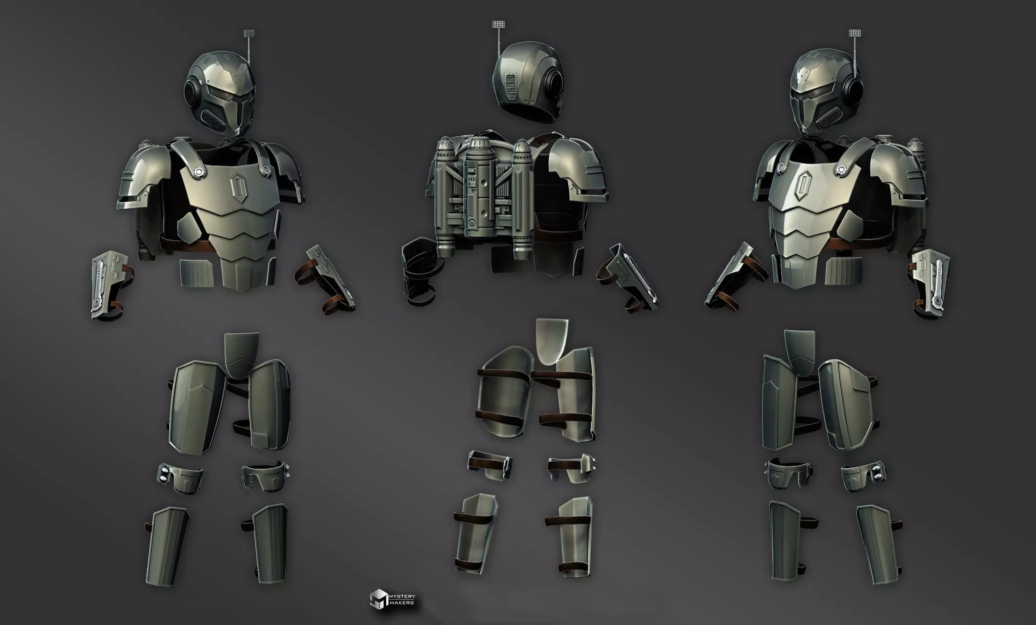 Beebox bounty hunter armor 3D print model_0