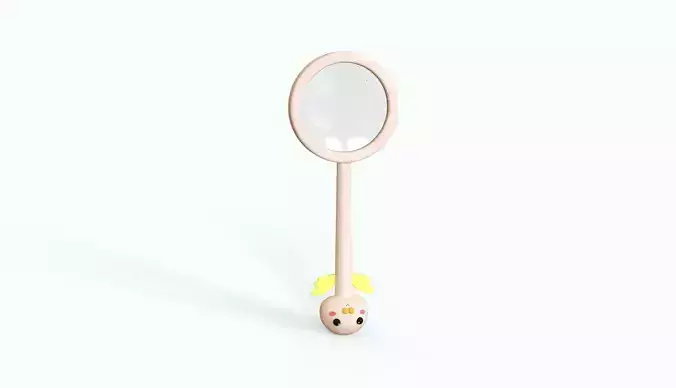 Angel Magnifying Glass Low-poly 3D model