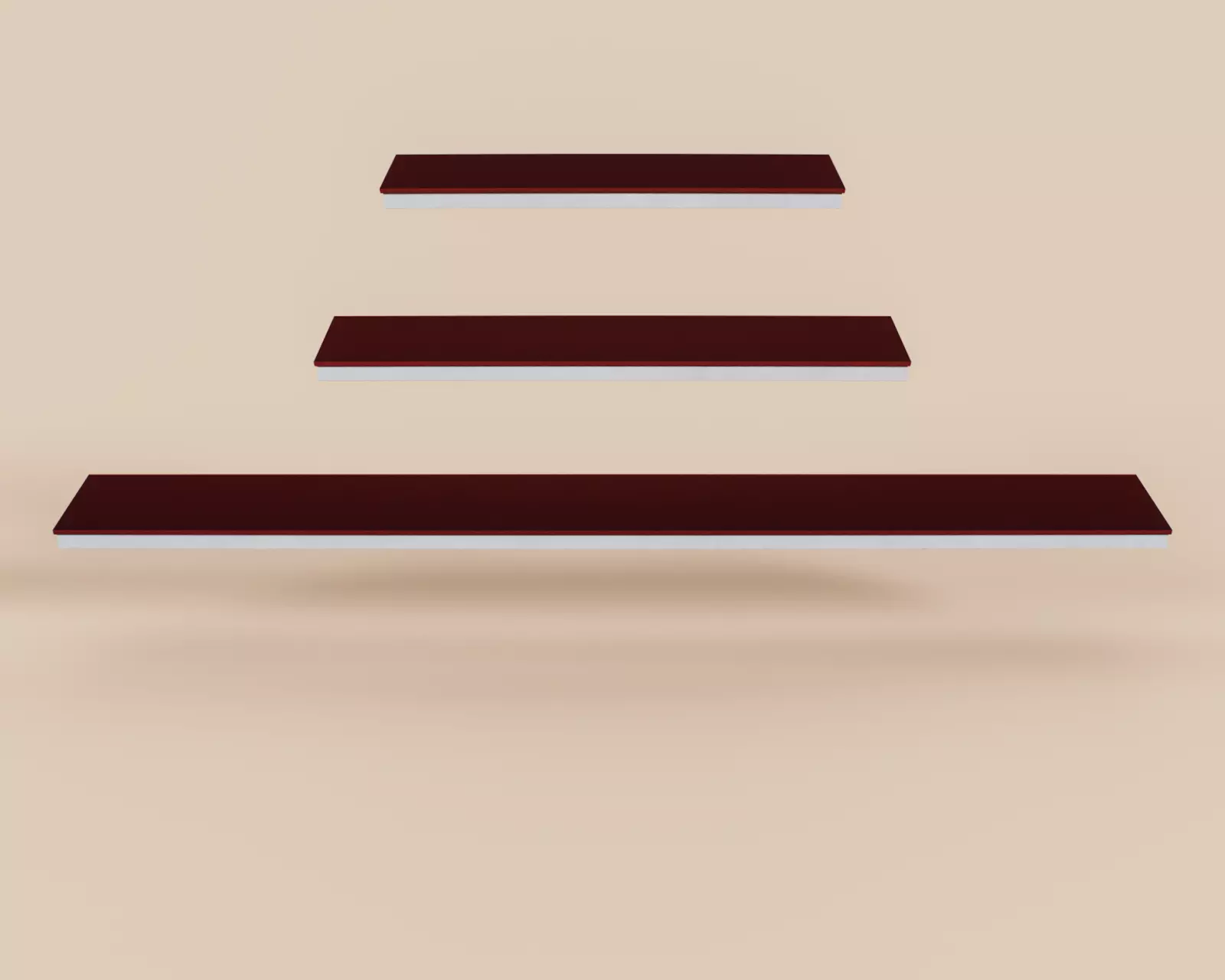 Exterior Awning Type E Set of 3 Low-poly 3D model_3