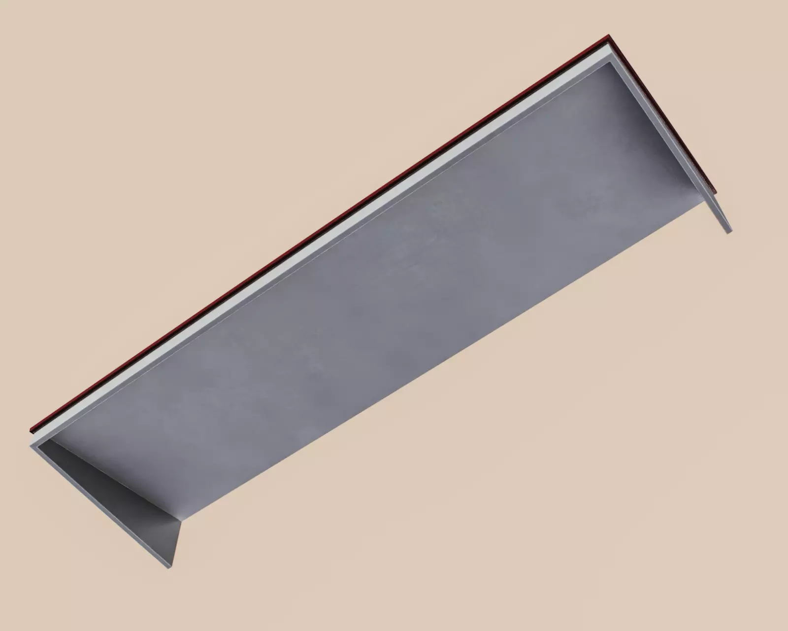 Exterior Awning Type E Set of 3 Low-poly 3D model_2