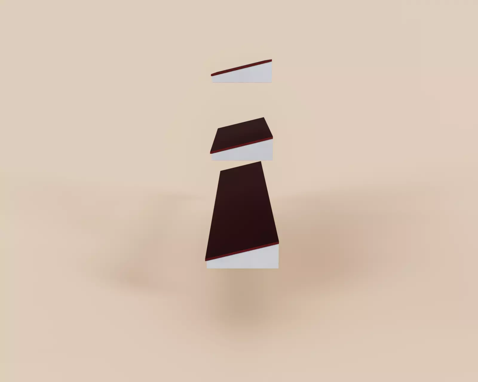 Exterior Awning Type E Set of 3 Low-poly 3D model_9