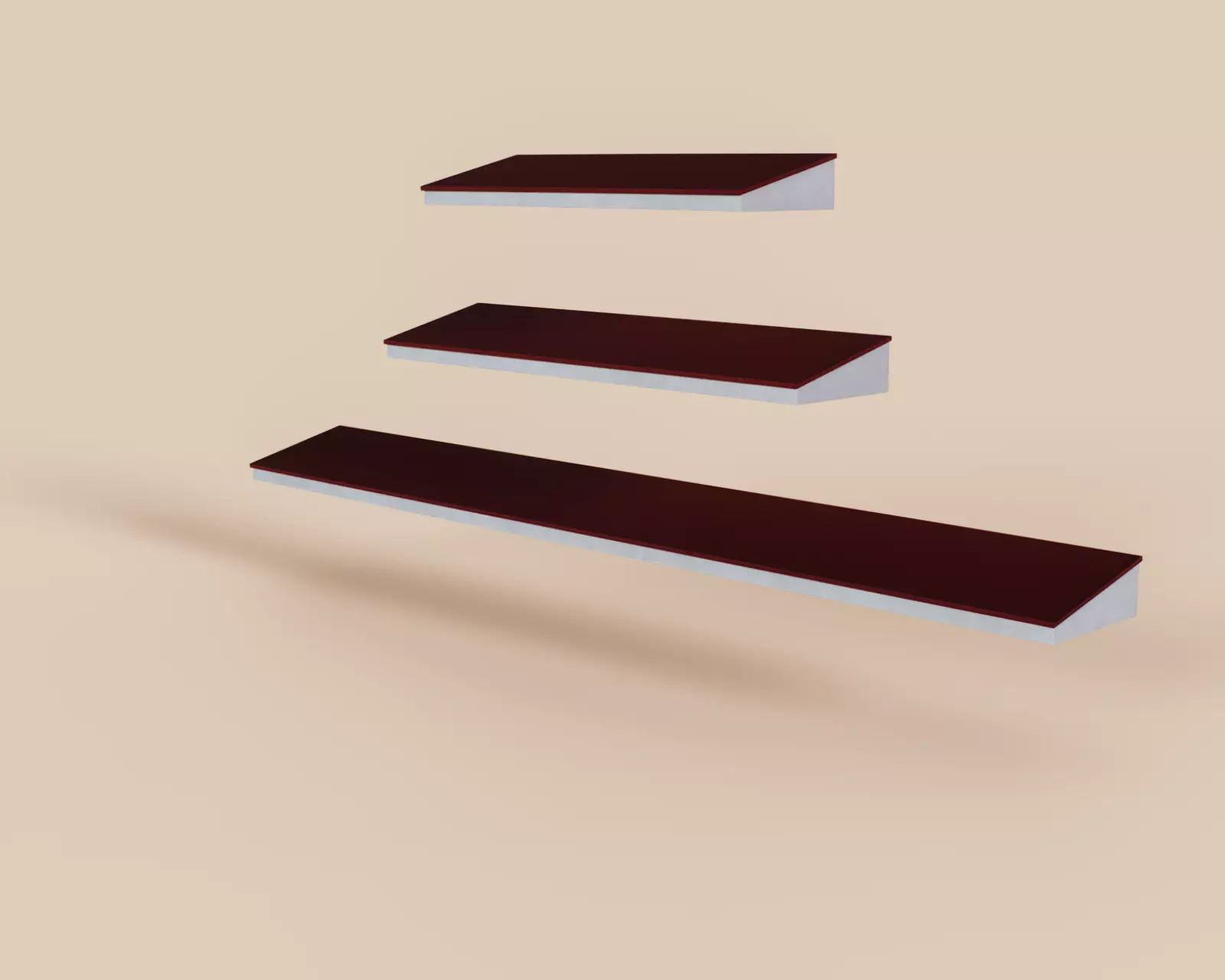 Exterior Awning Type E Set of 3 Low-poly 3D model_10