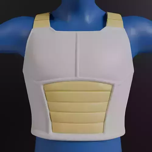Vegeta Saiyan Suit Armor Wearable Cosplay 3D print model