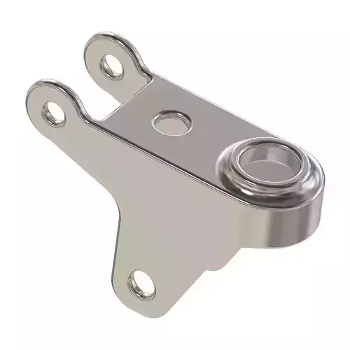 Castor Wheel Bracket 3D print model