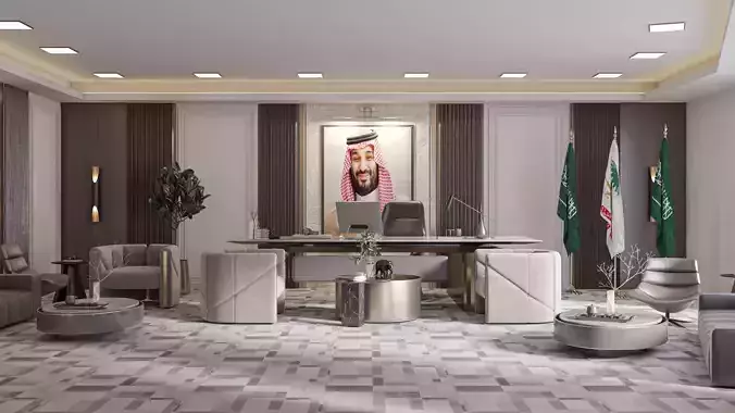 Saudi Royal Office Interior