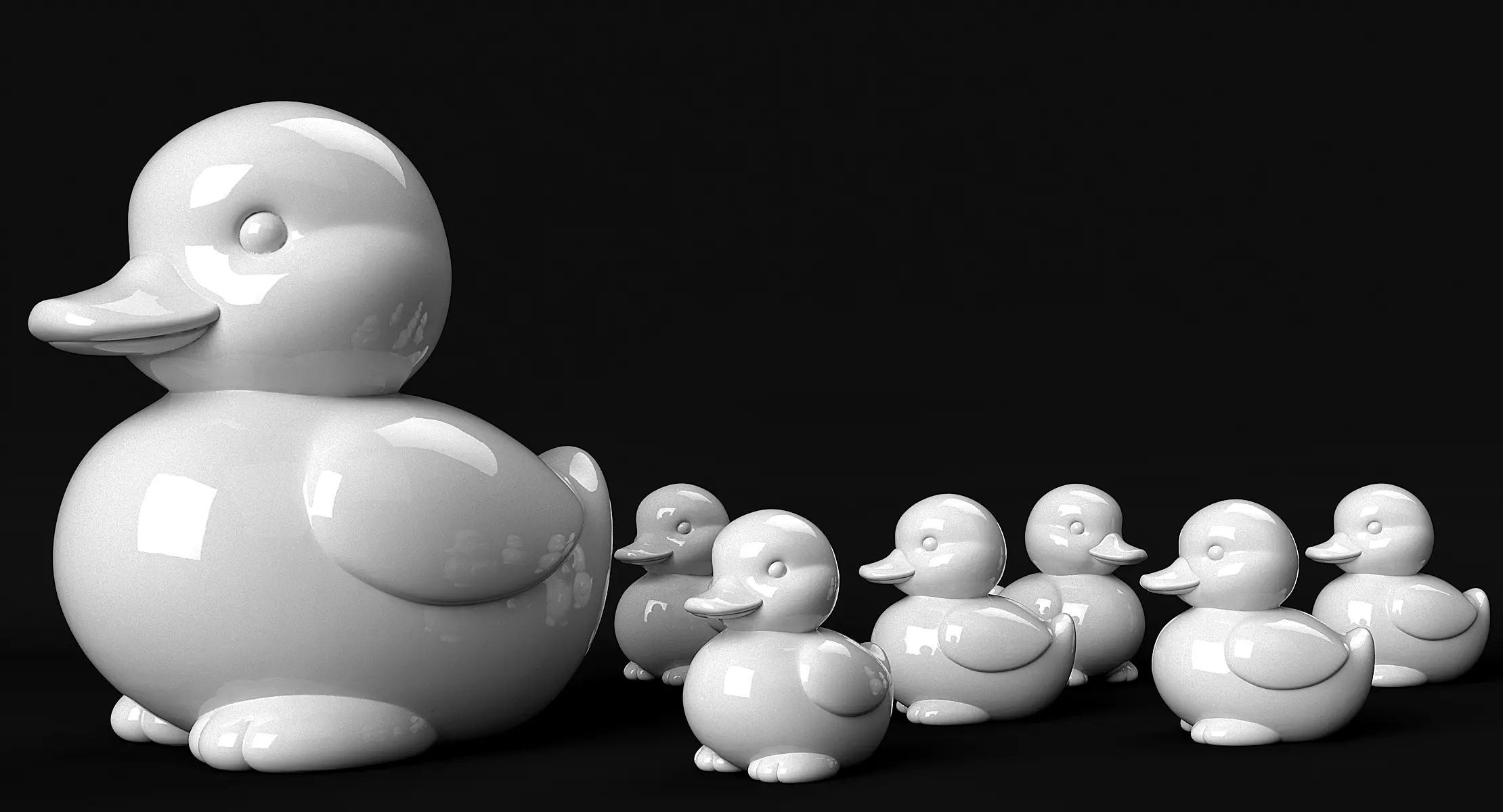 Duckling  3D print model_9