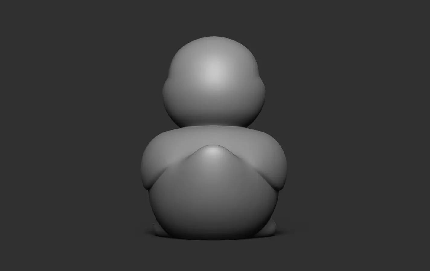 Duckling  3D print model_16