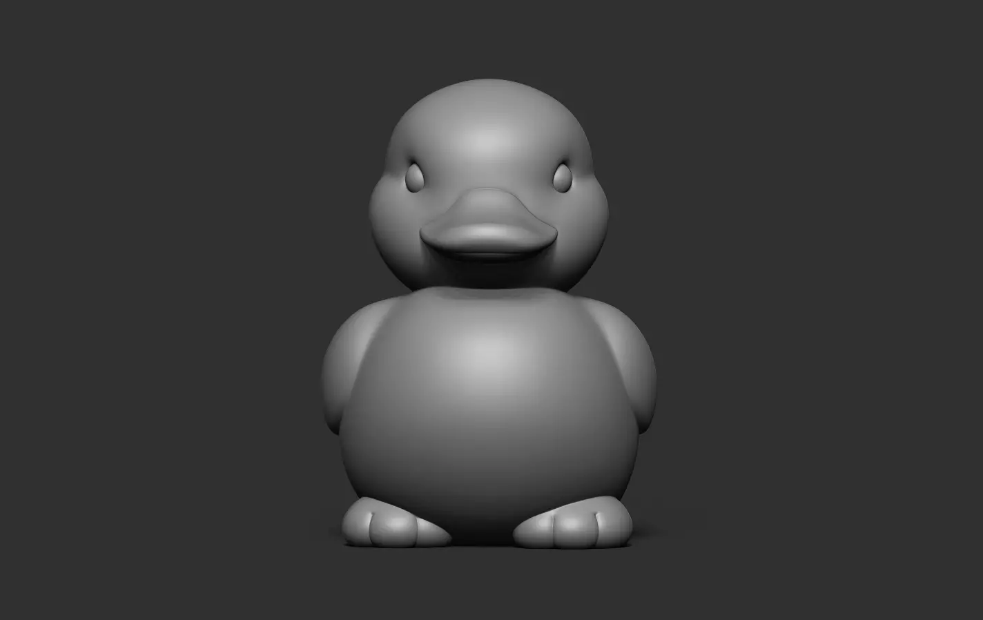 Duckling  3D print model_12