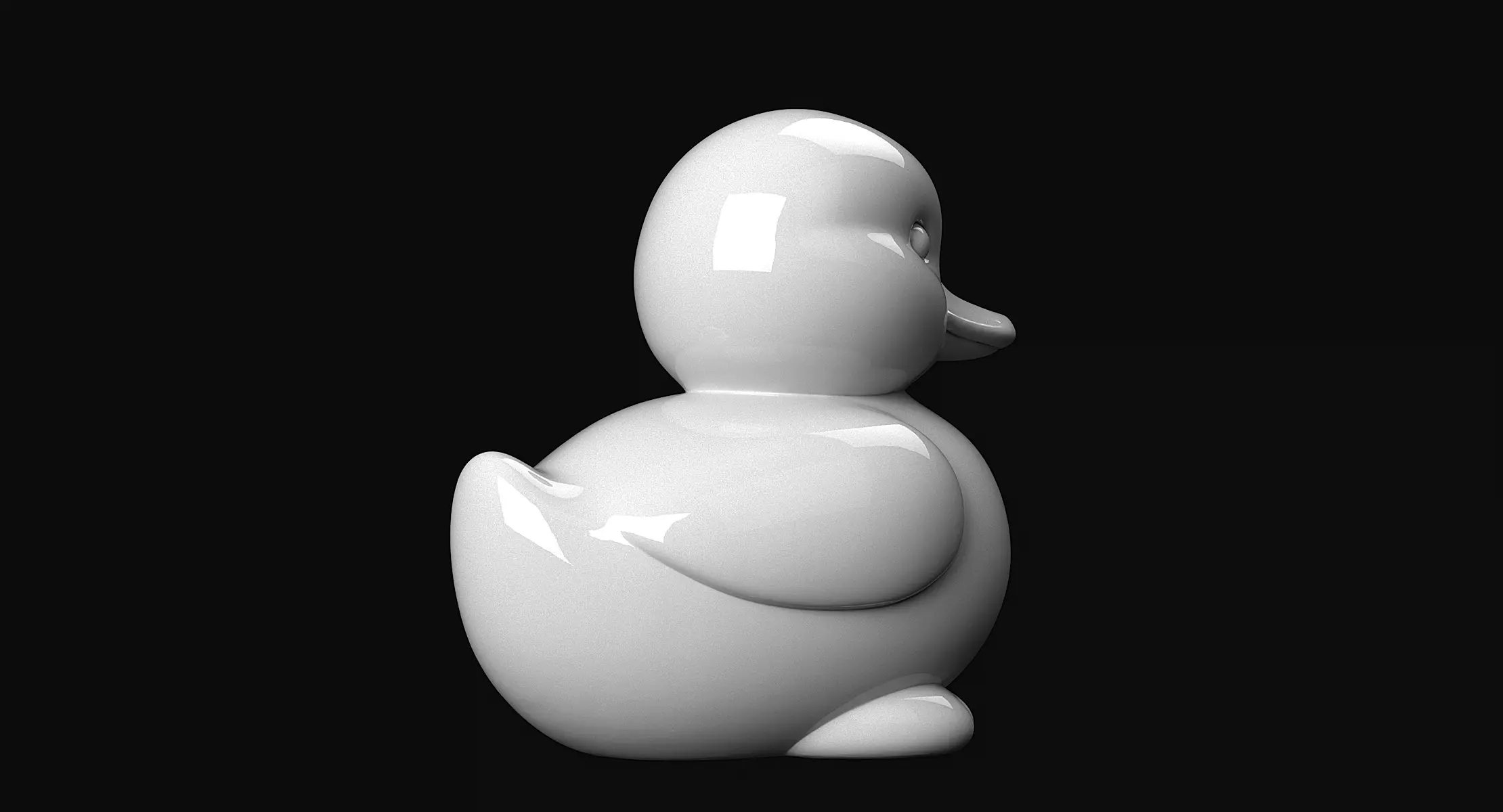 Duckling  3D print model_5