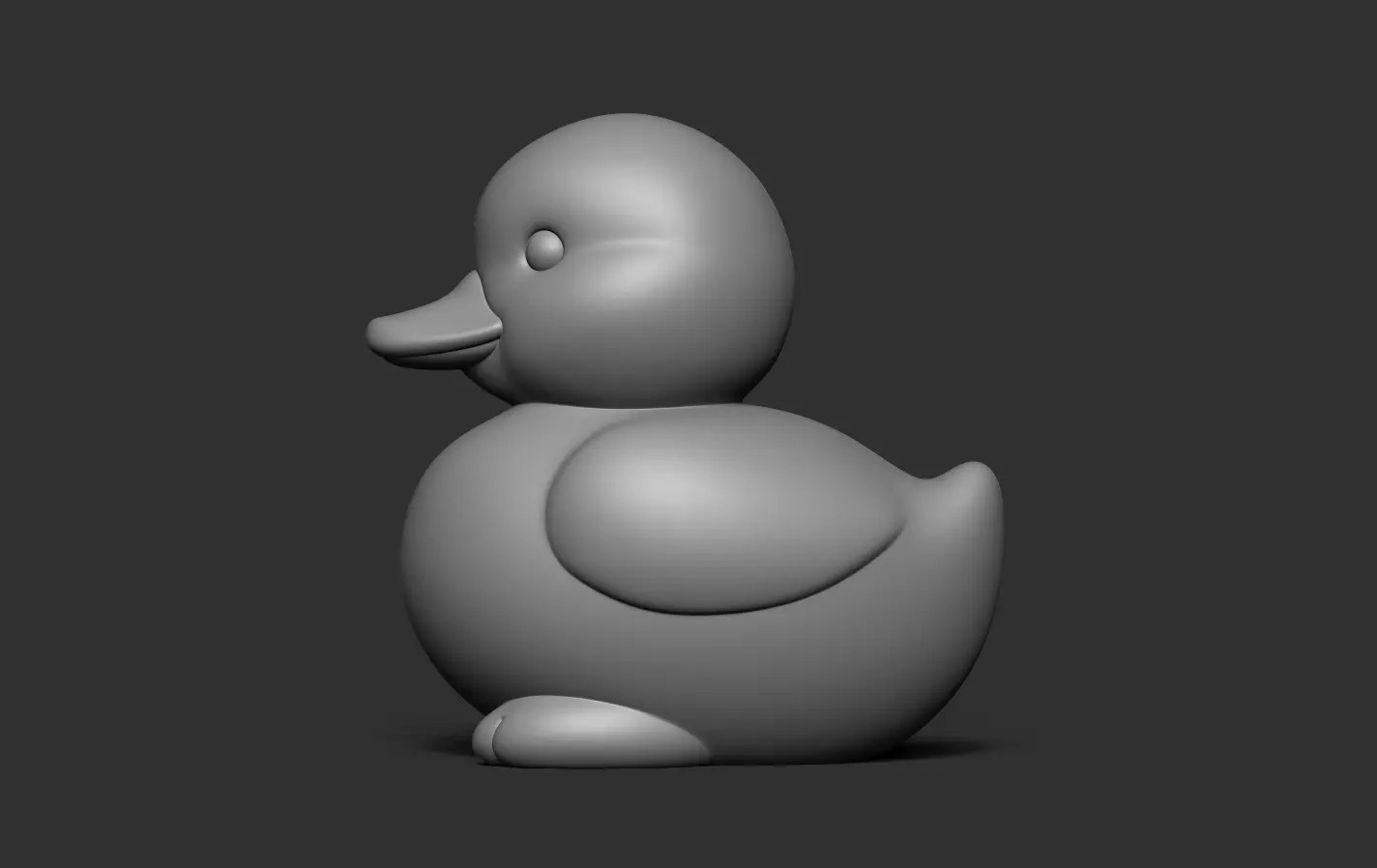 Duckling  3D print model_14
