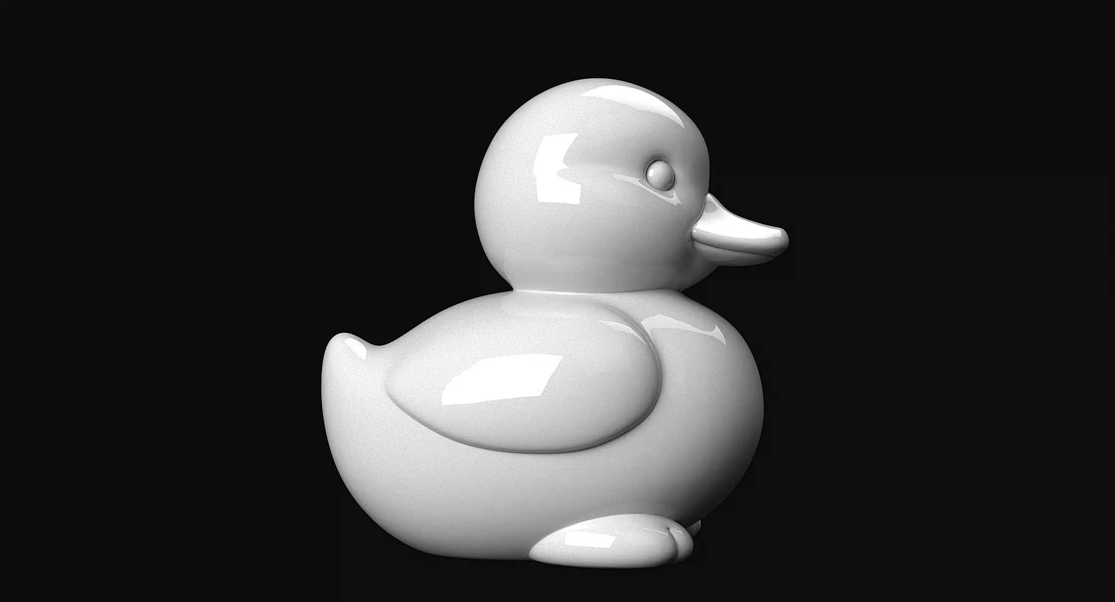 Duckling  3D print model_6