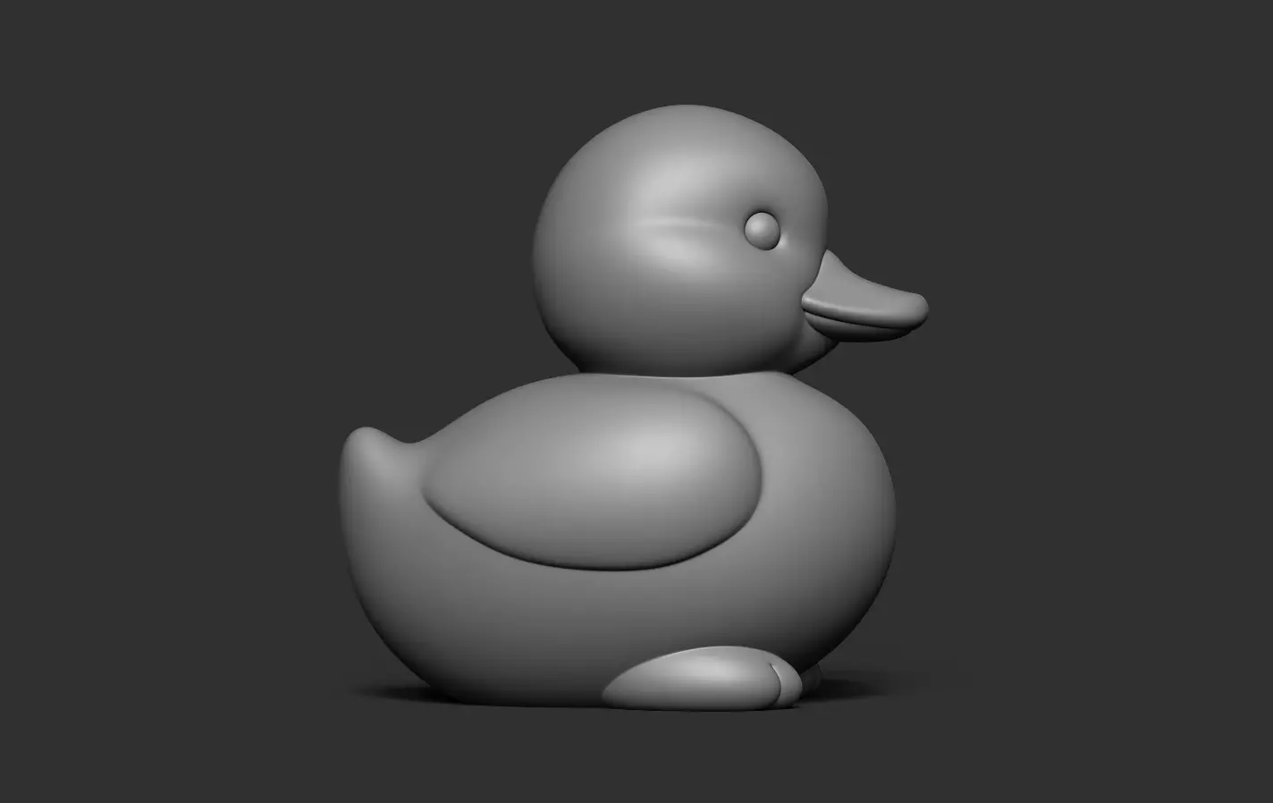 Duckling  3D print model_18