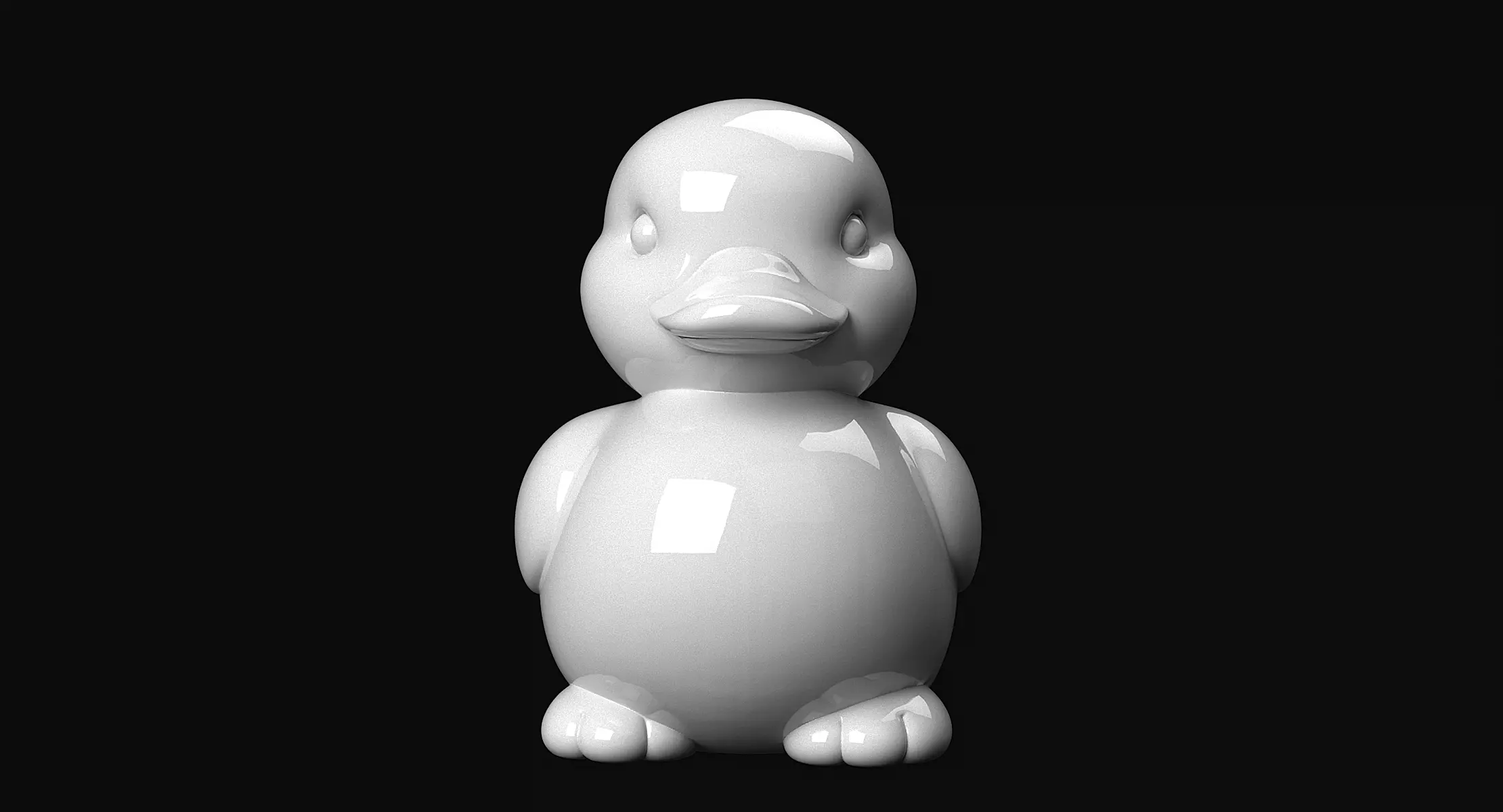 Duckling  3D print model_8