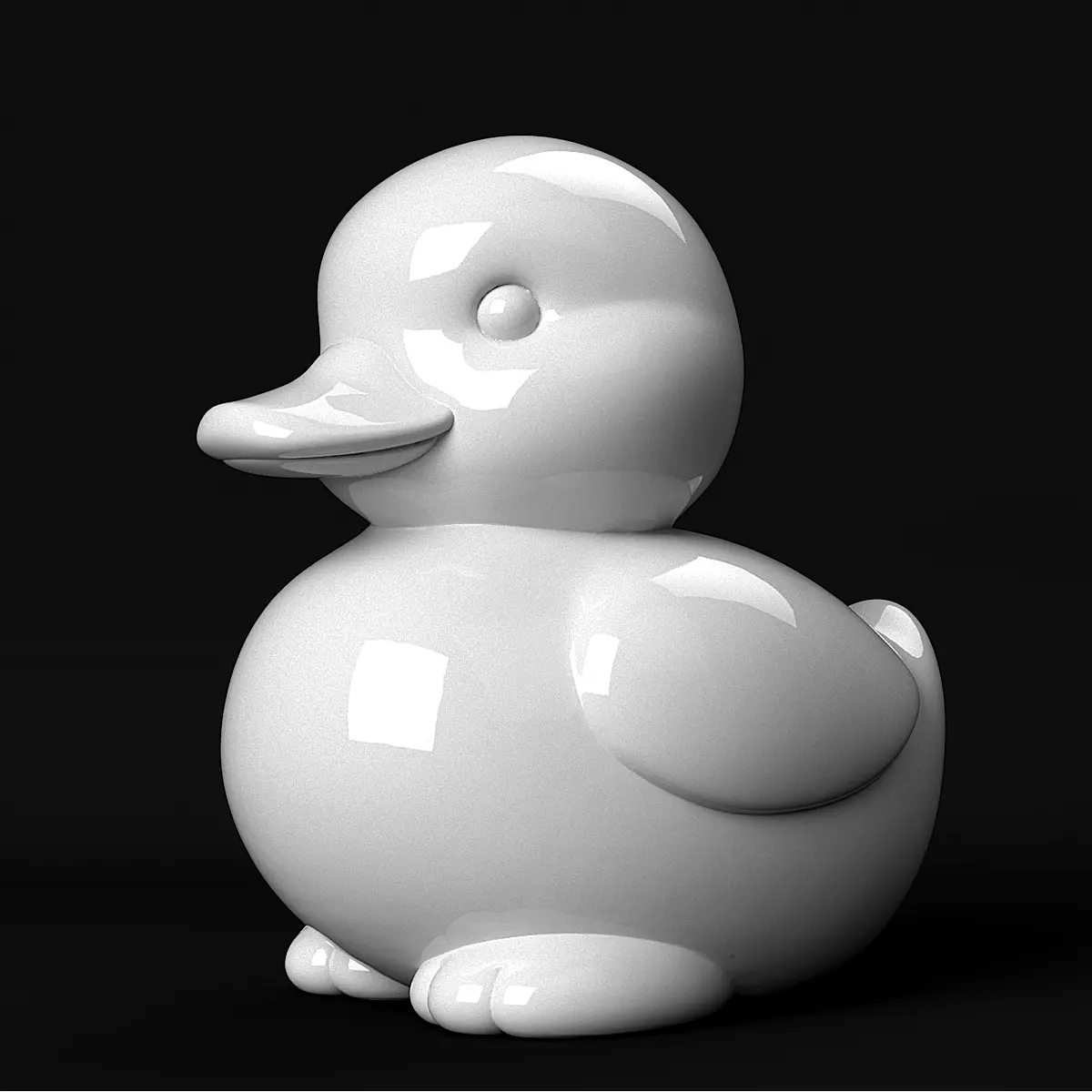 Duckling  3D print model_0