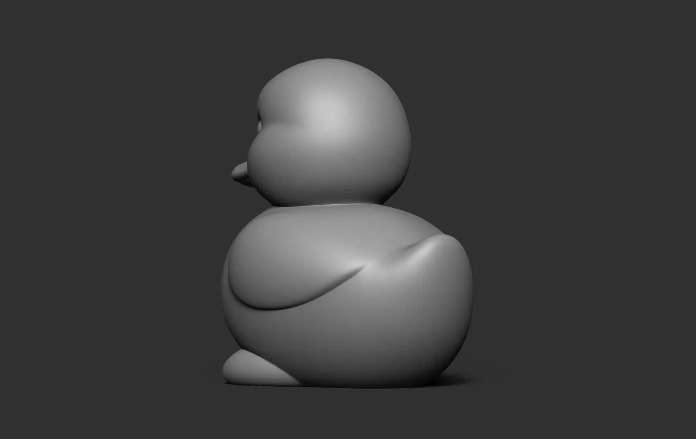 Duckling  3D print model_15