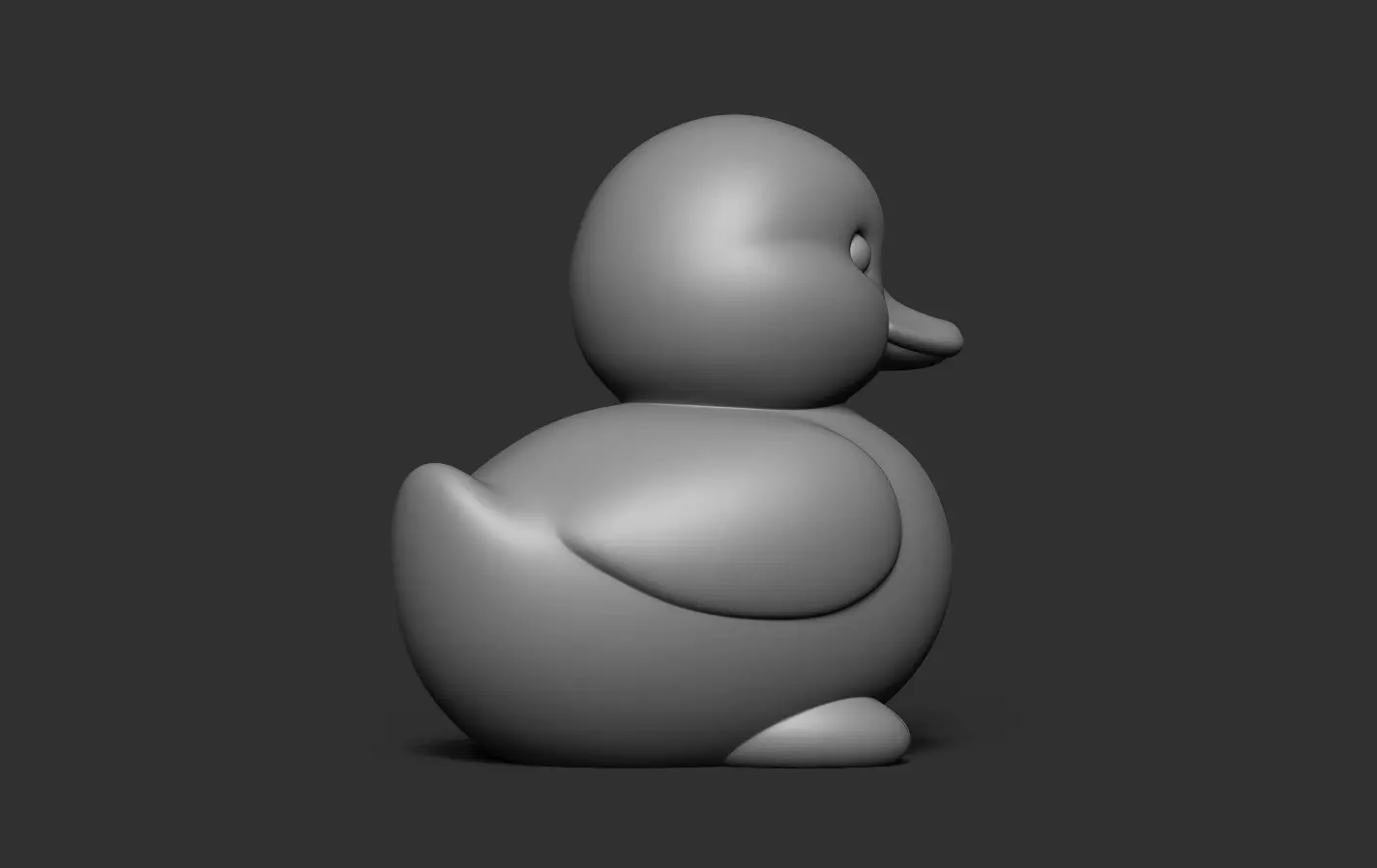 Duckling  3D print model_17