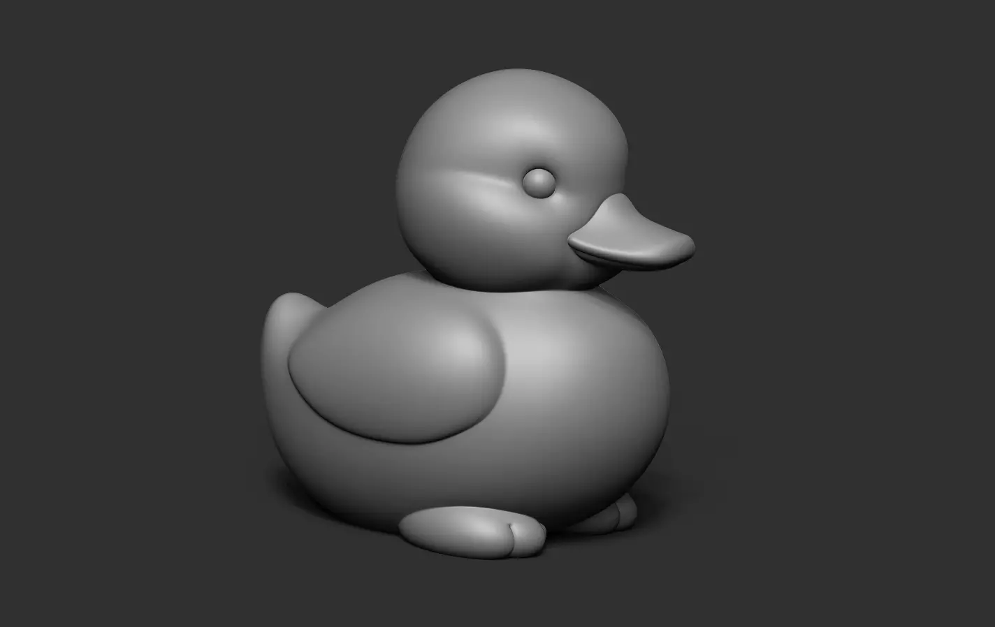 Duckling  3D print model_11