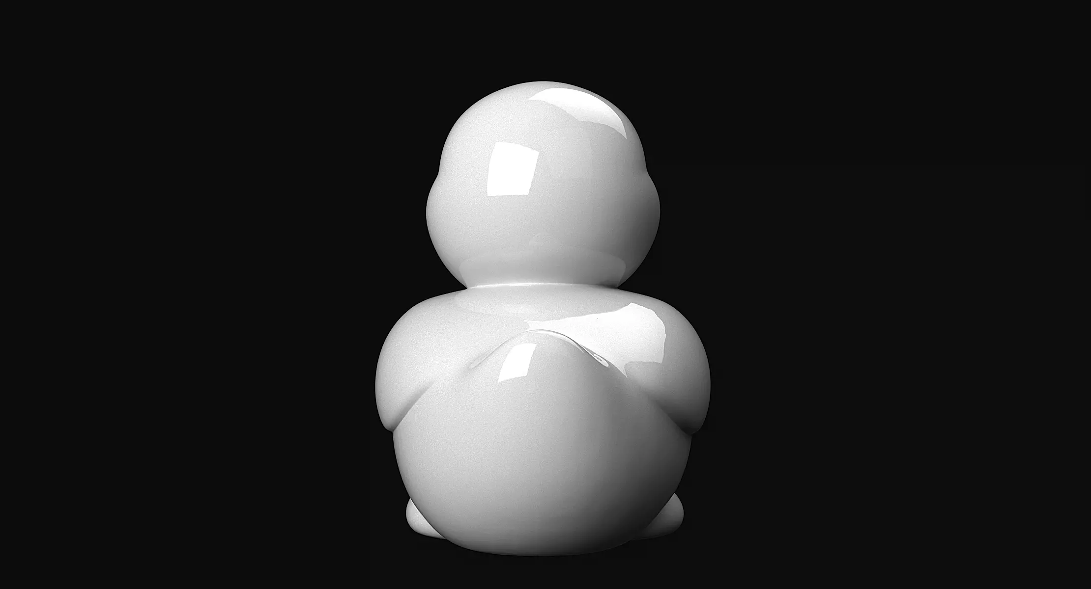 Duckling  3D print model_4