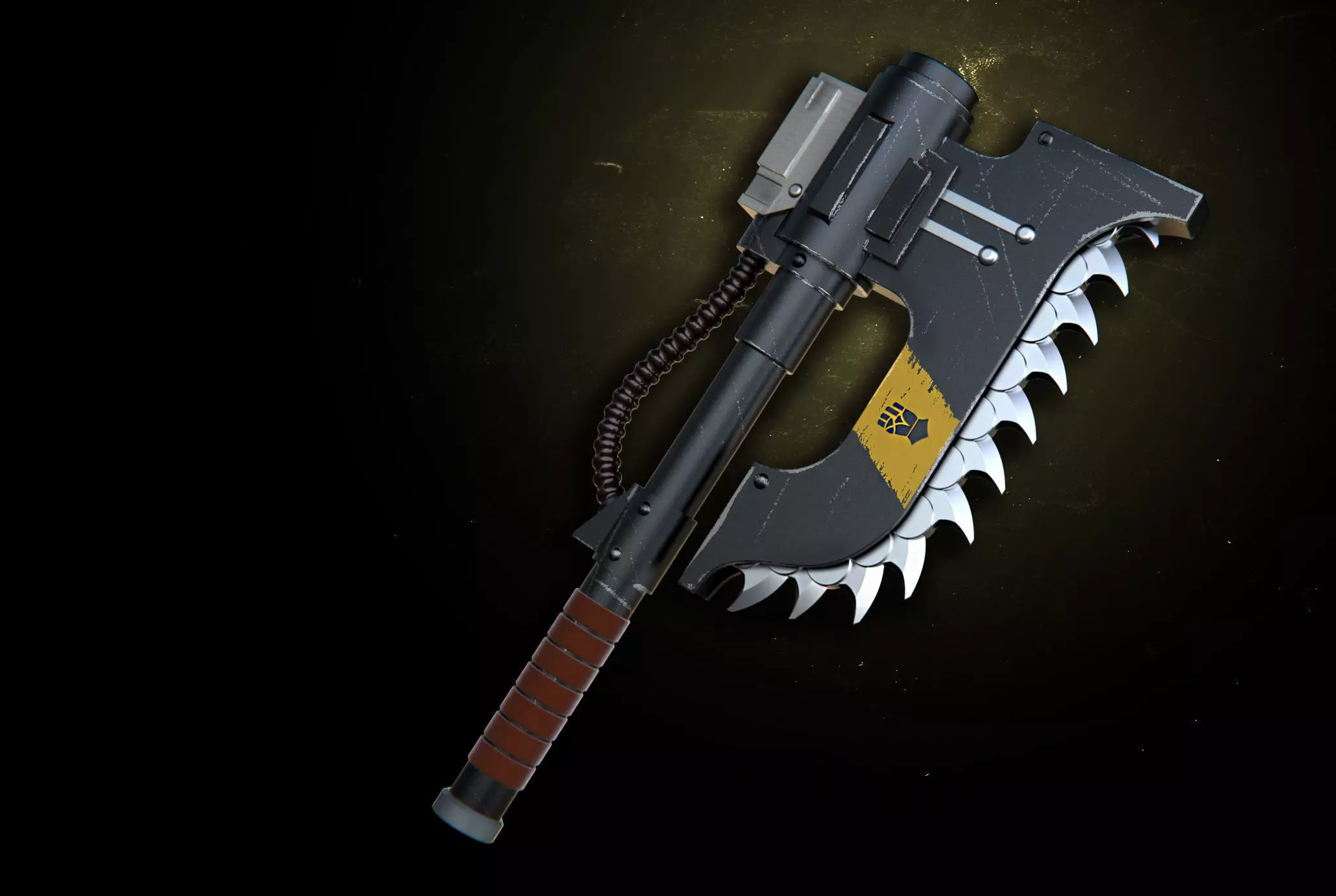 ChainAxe 3D print model_0