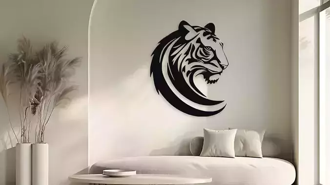 Tribal Tiger Wall Art