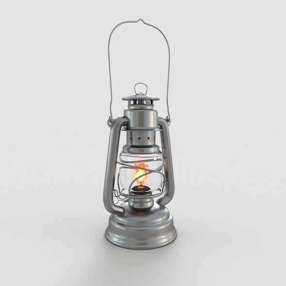 LAMP - by - JustTomas Low-poly 3D model_1