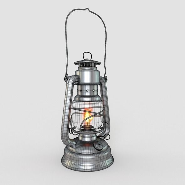 LAMP - by - JustTomas Low-poly 3D model_2