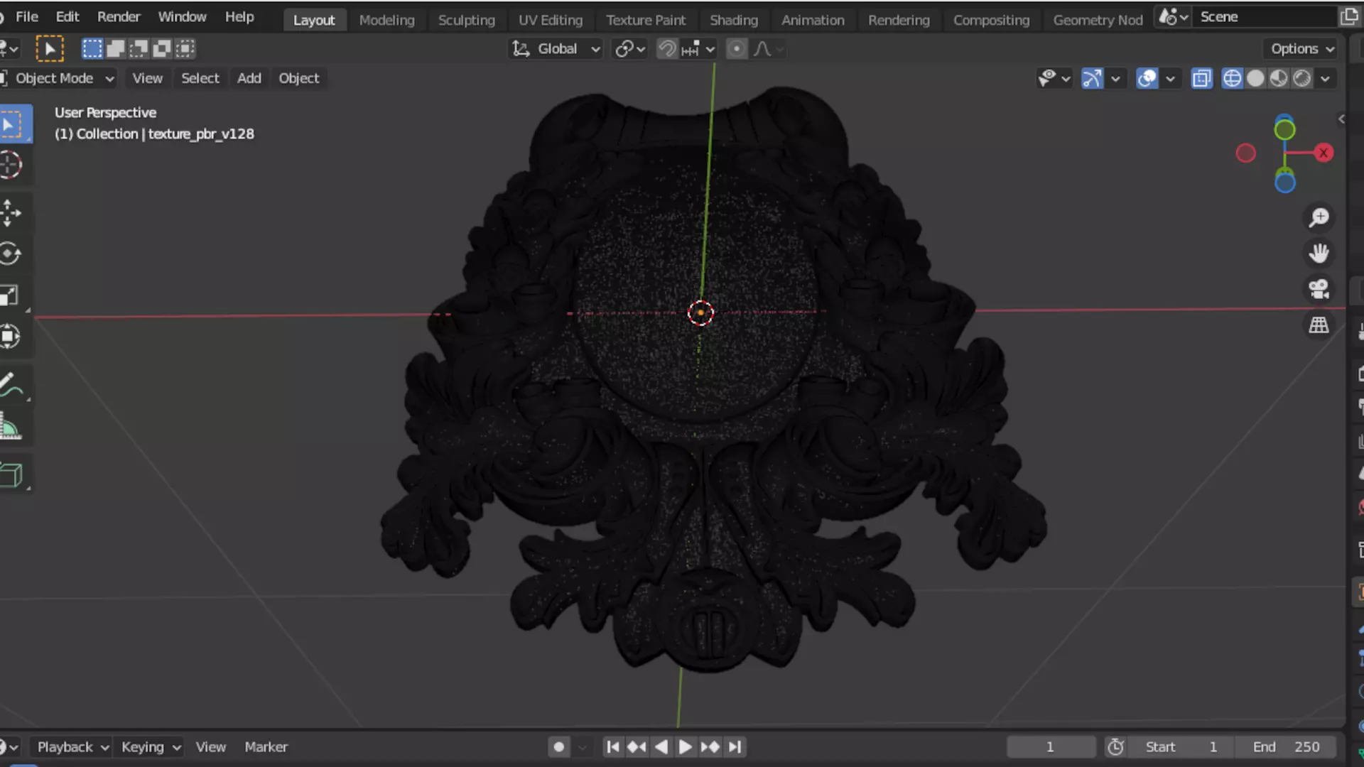 Cartouche classic decorative ornament cnc 3d printing stl 04  3D model_10